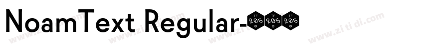 NoamText Regular字体转换 NoamText Regular字体转换